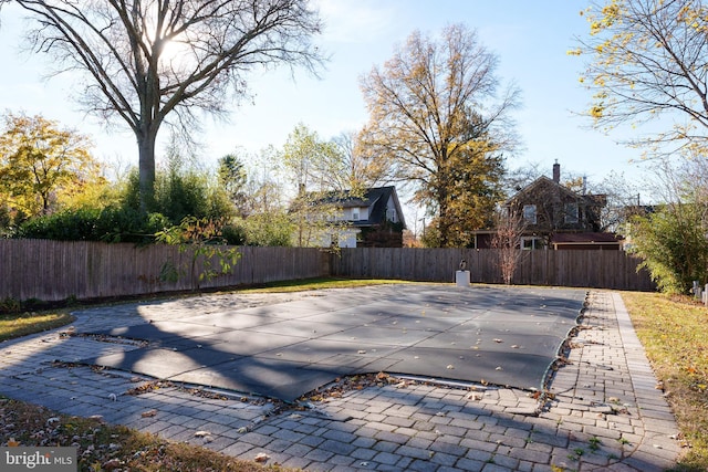 120 S Main St, Pennington, NJ 08534 - view of swimming pool with a fenced backyard and a patio