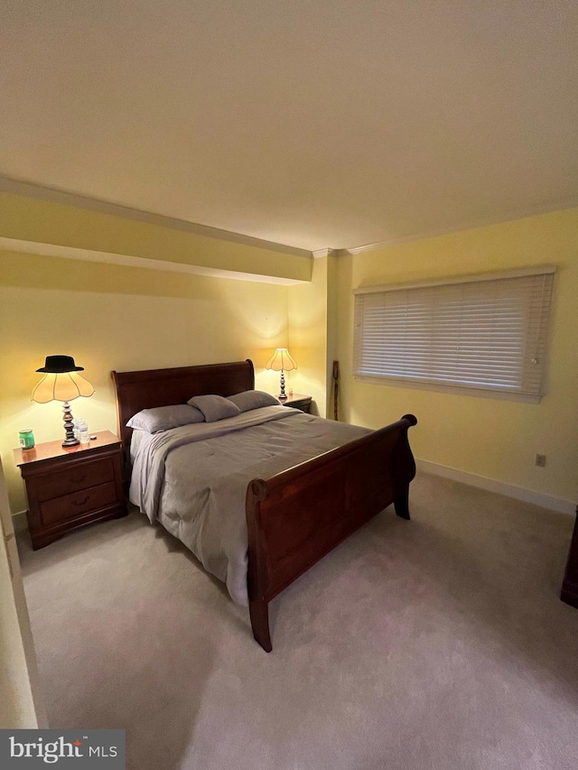 bedroom with carpet flooring