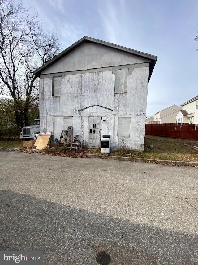 view of back of house