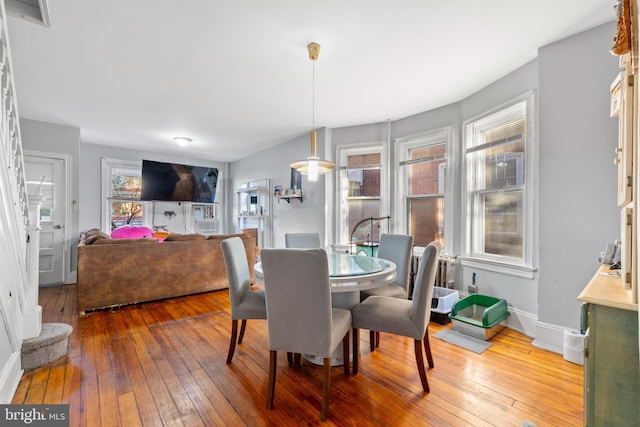 307 Commonwealth Ave, Trenton, NJ 08629 - dining area with wood-type flooring and baseboards