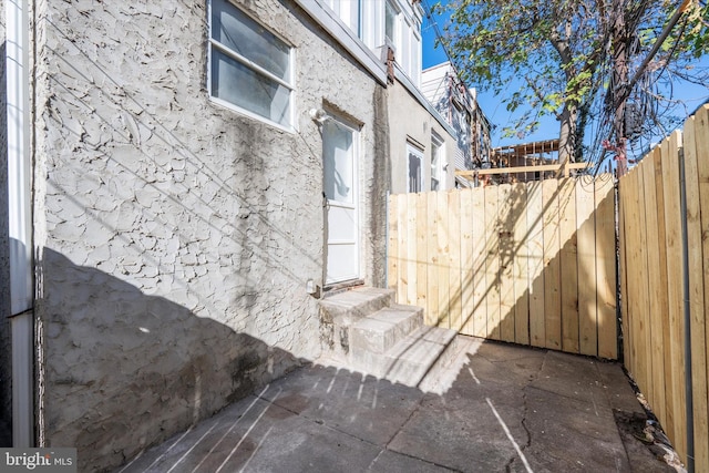 exterior space with a patio area