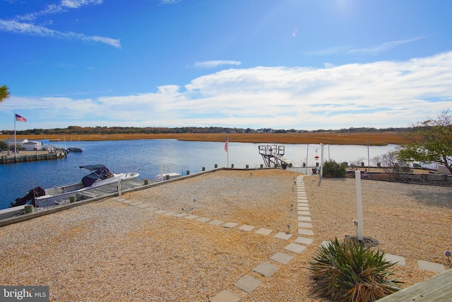 35 Walkill Rd, Little Egg Harbor Twp, NJ 08087 - dock area featuring a water view