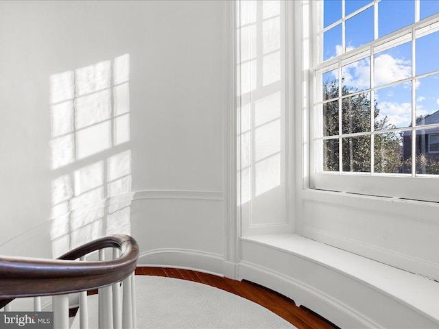 room details featuring hardwood / wood-style flooring