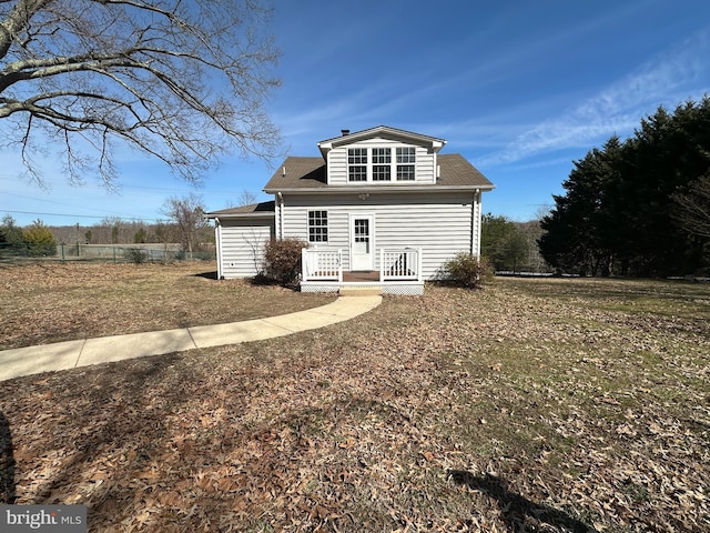 8579 Nursery Rd, Lusby, MD 20657 - back of house with roof with shingles