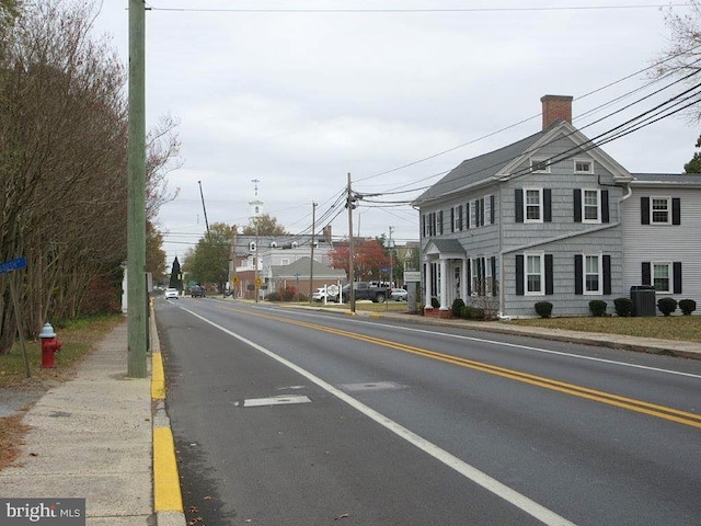 view of road