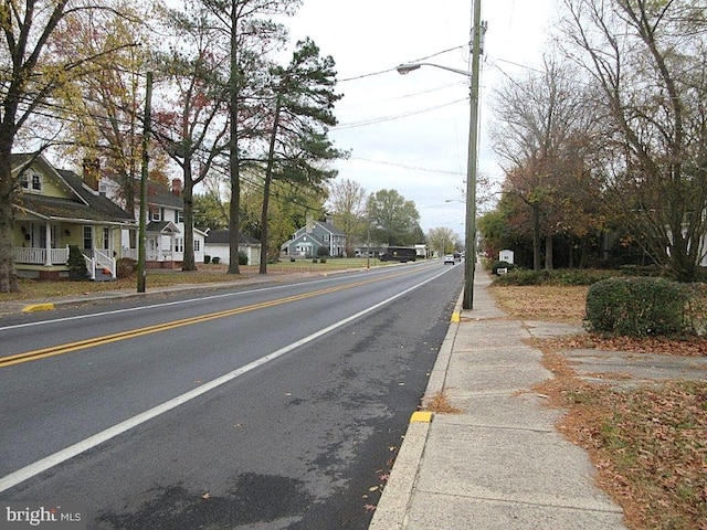 view of road