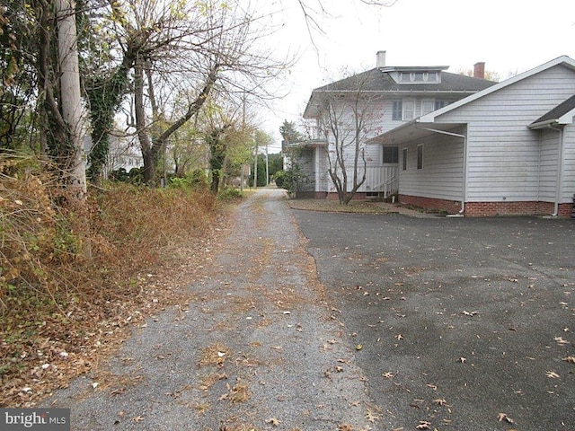 view of property exterior