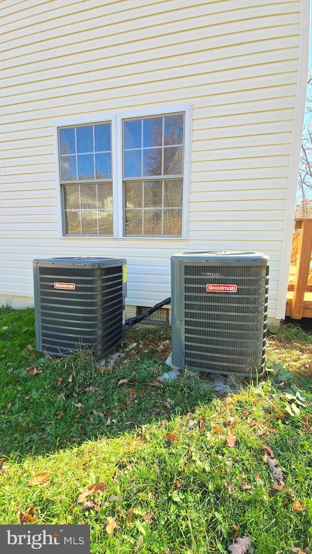 exterior details featuring central air condition unit