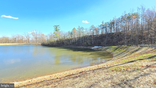 view of water feature