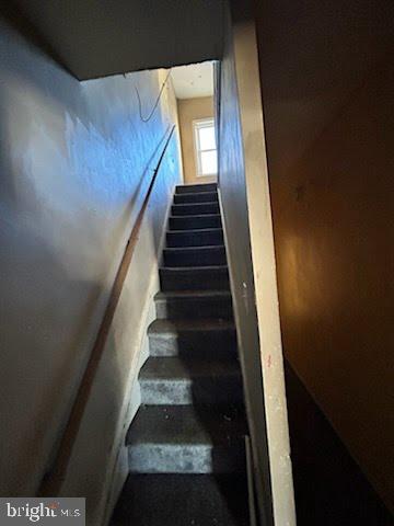 view of stairs