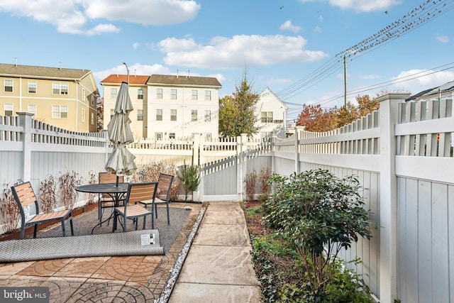 view of patio