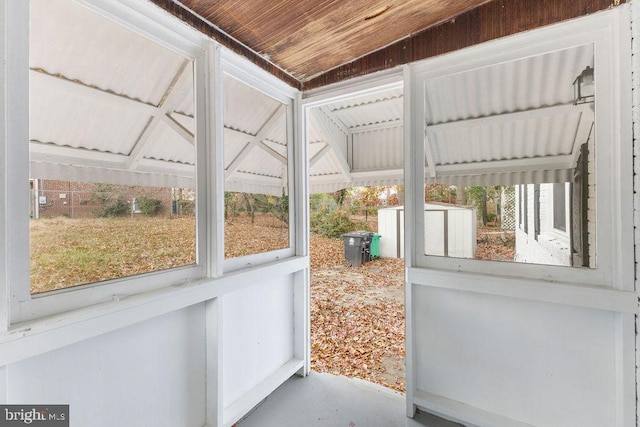 sunroom / solarium featuring plenty of natural light