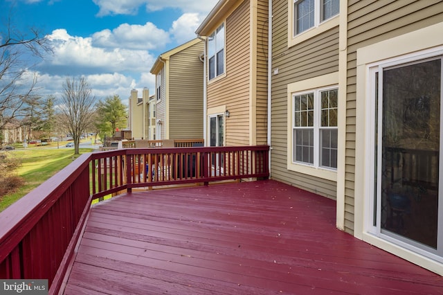 view of deck