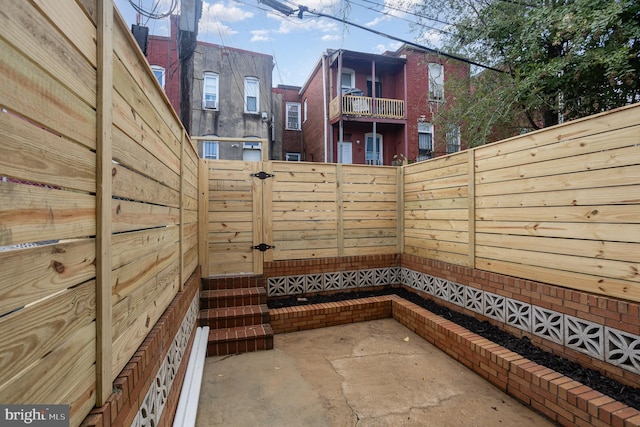 exterior space with a patio area