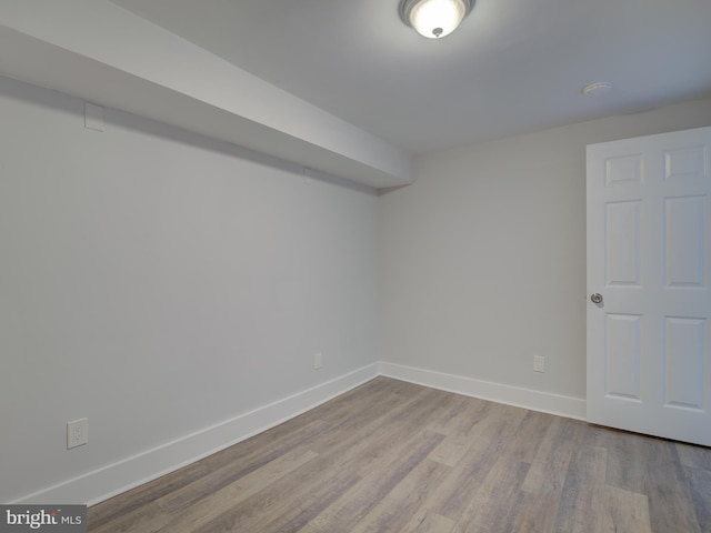 interior space with light wood-type flooring