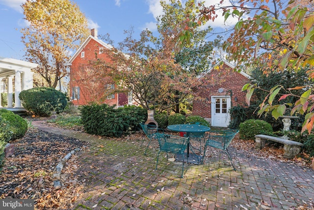 view of patio