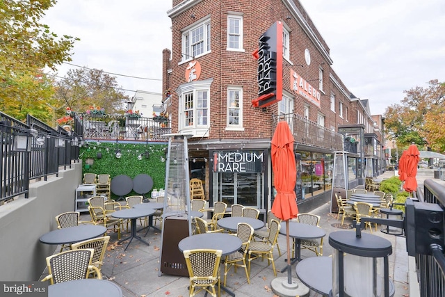 view of patio / terrace with fence