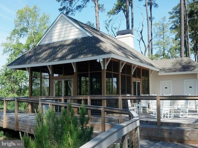 view of rear view of house