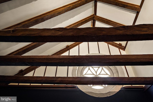 stairs featuring lofted ceiling