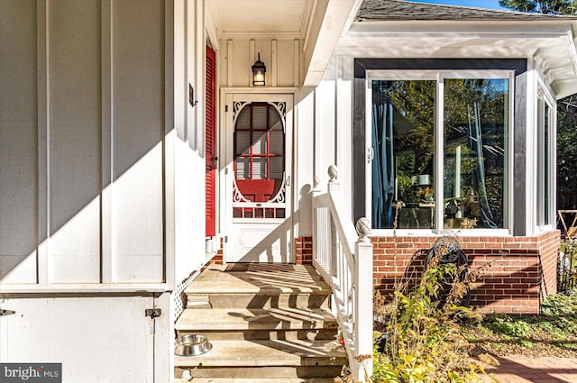 view of entrance to property