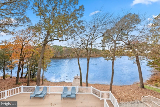 property view of water