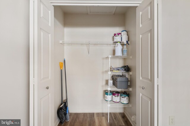 view of closet