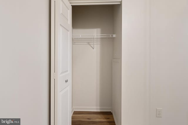 view of closet