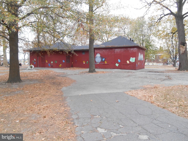 view of side of property