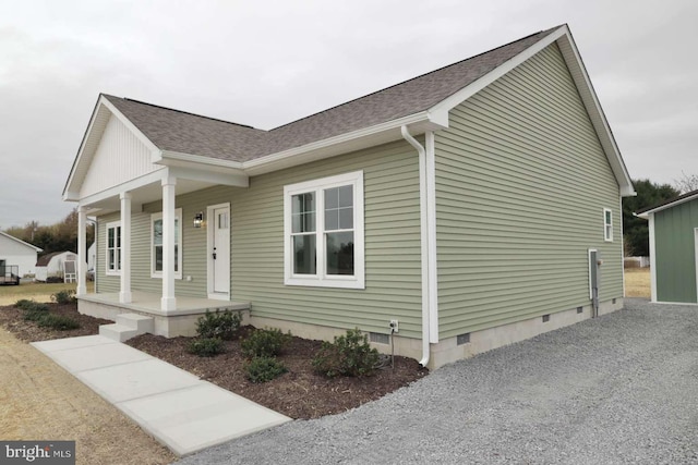 view of front of house with covered porch