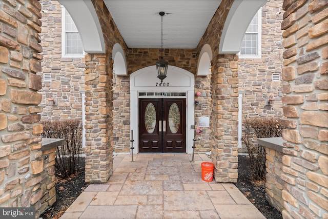 view of entrance to property