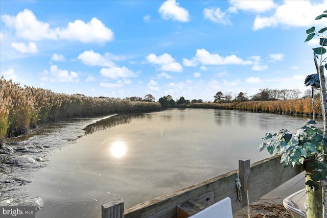 view of water feature