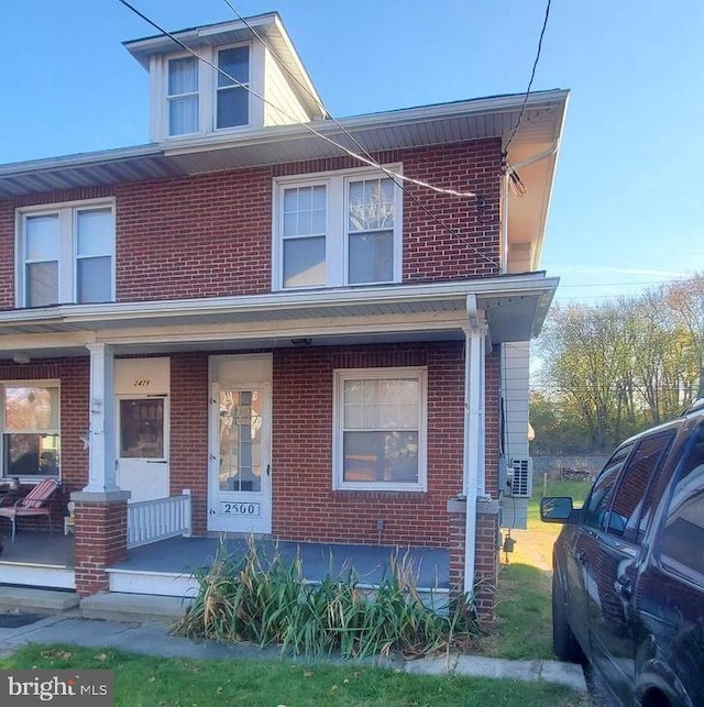 multi unit property with a porch