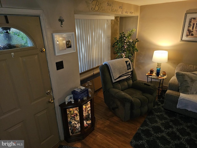 interior space featuring hardwood / wood-style floors