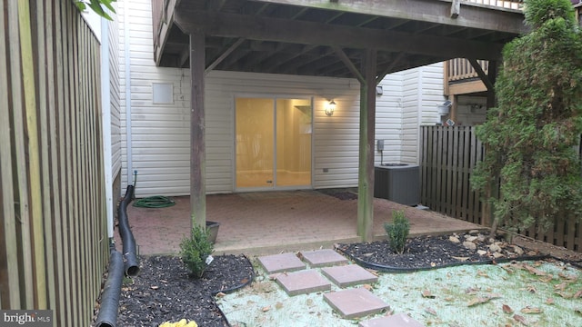 view of patio / terrace featuring a deck