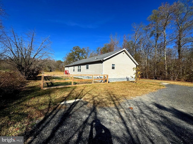 view of side of property