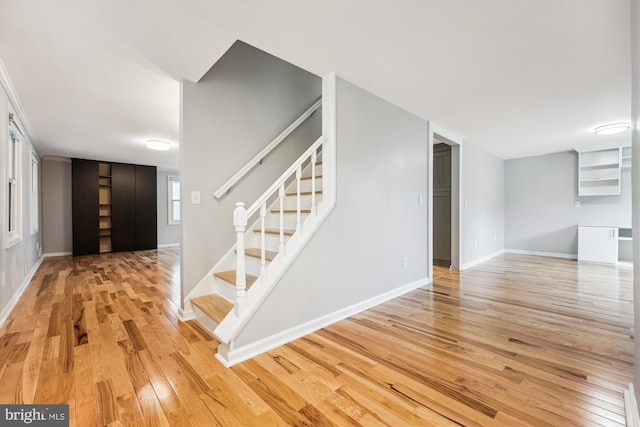 foyer featuring hardwood / wood-style flooring