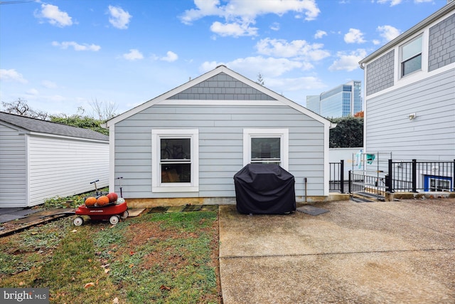 back of house featuring a patio