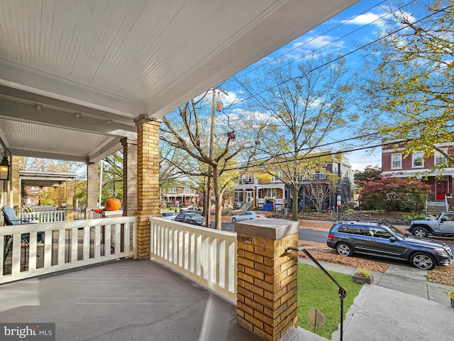 view of patio / terrace featuring a porch