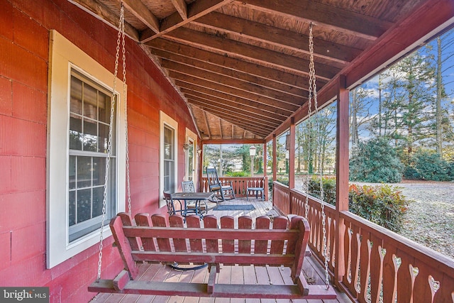 4555 Snow Hill Rd, Salisbury, MD 21804 - view of wooden porch