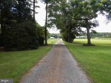 view of road