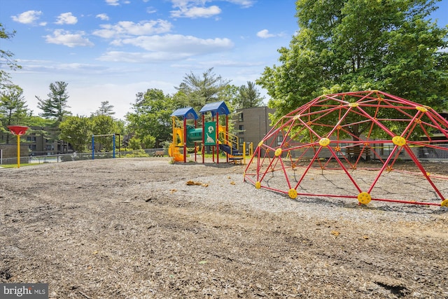 view of play area