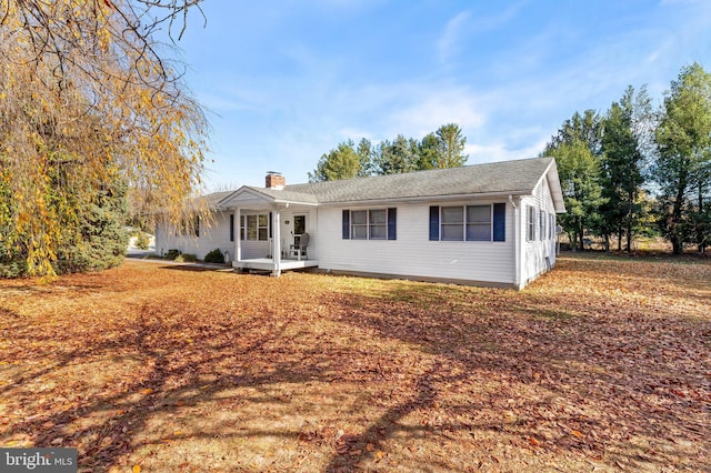 view of ranch-style house