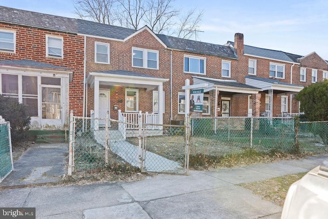 view of townhome / multi-family property