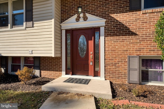 view of entrance to property