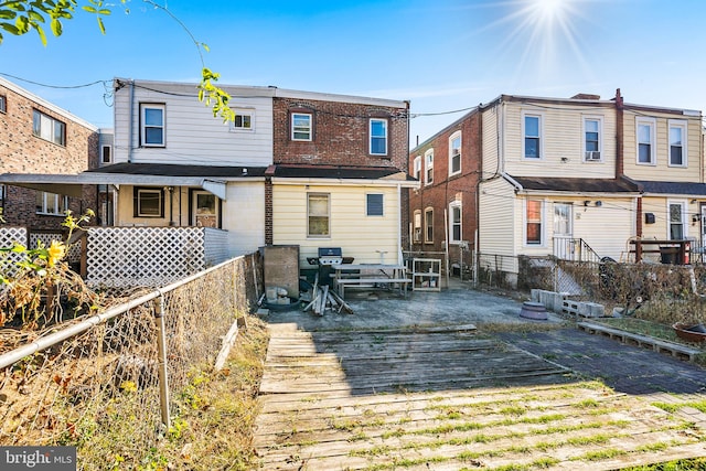 view of rear view of property