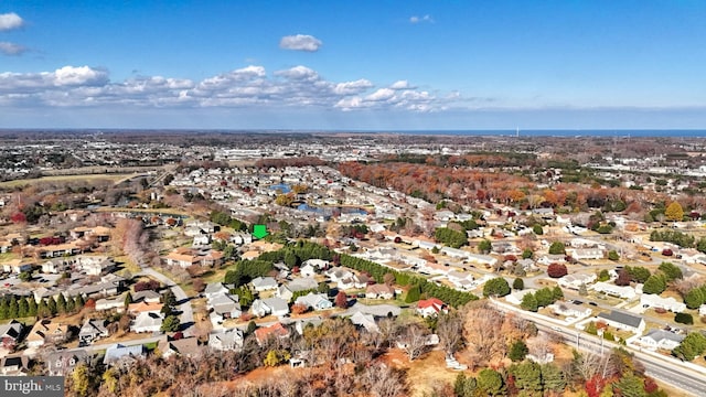 33945 Middleton Cir Unit 1, Lewes, DE 19958 - aerial view of property and surrounding area with nearby suburban area