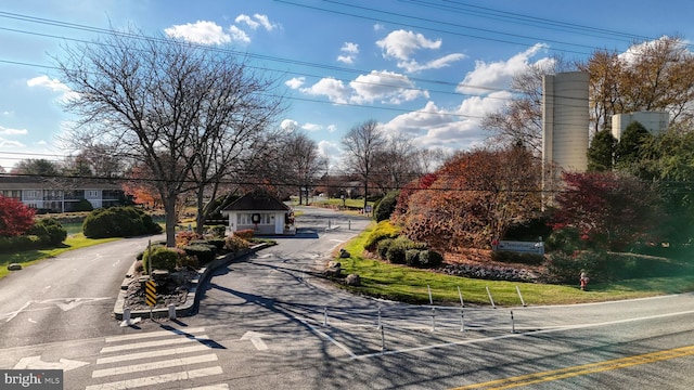 view of road