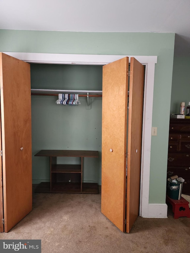 view of closet