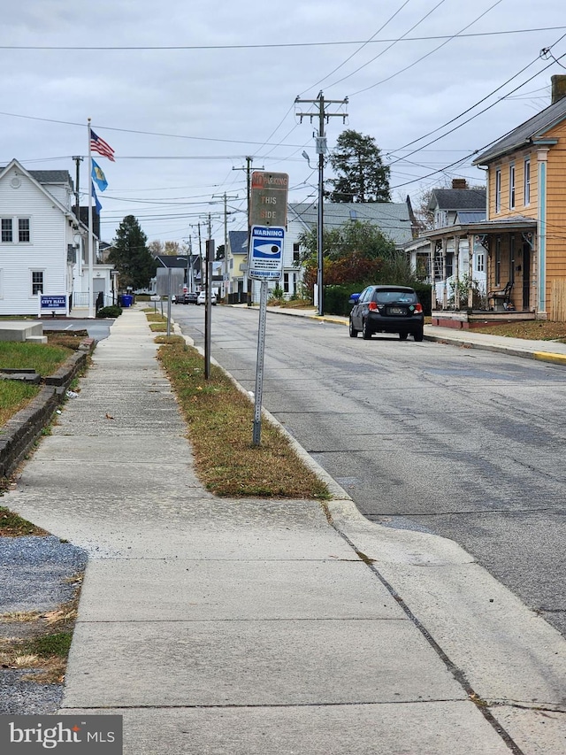 view of street