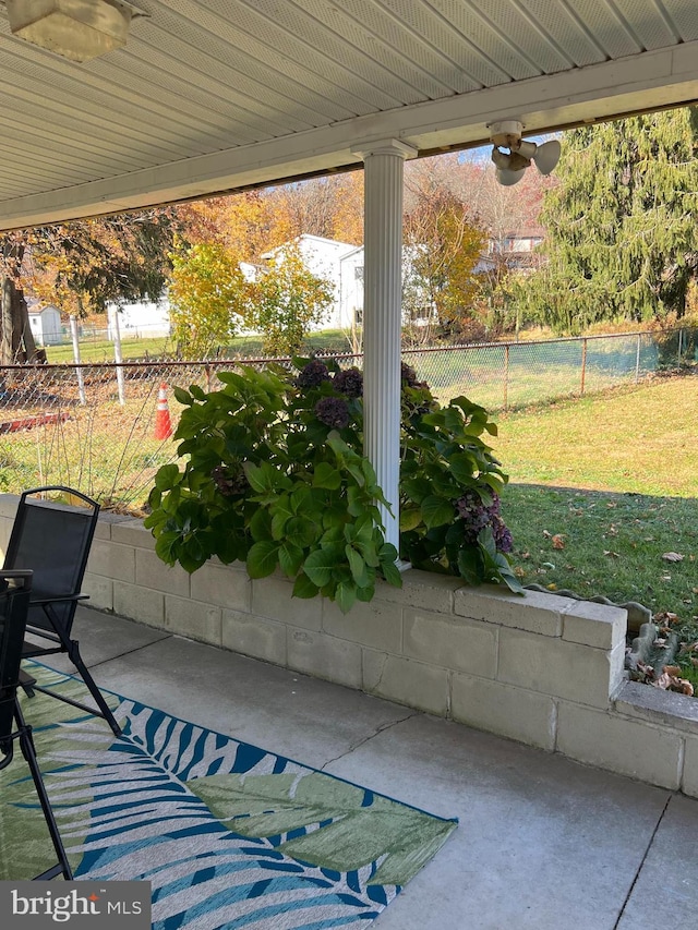 view of patio